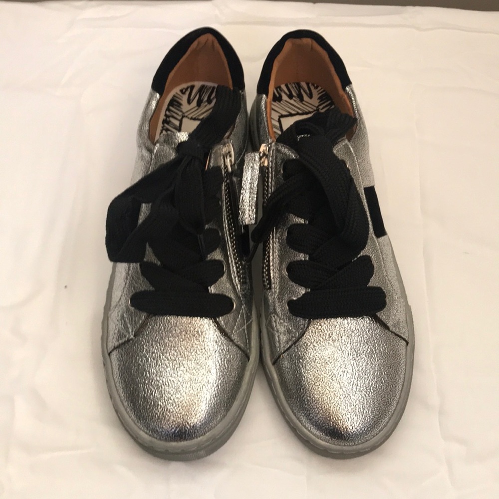 Girls Dolce Vita Silver Sneakers